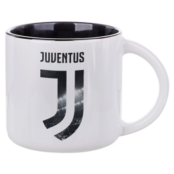 FC Juventus, Κούπα κεραμική 400ml Λευκή/Μαύρη