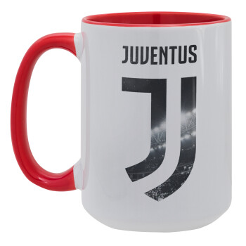FC Juventus, Κούπα Mega 15oz, κεραμική Κόκκινη, 450ml