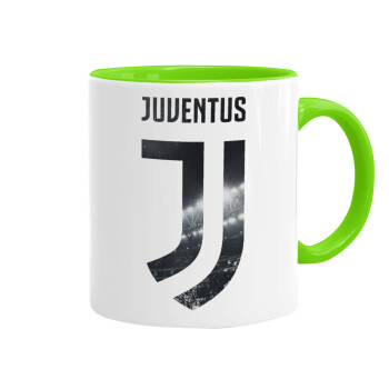 FC Juventus, Mug colored light green, ceramic, 330ml