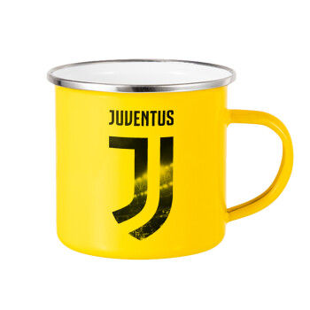 FC Juventus, Yellow Enamel Metallic Cup 360ml