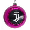 Purple Christmas tree ornament bauble 8cm