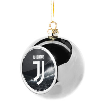 FC Juventus, Χριστουγεννιάτικη μπάλα δένδρου Ασημένια 8cm