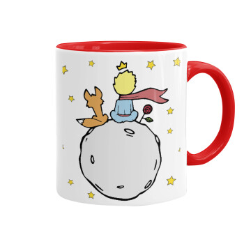 Little prince, Mug colored red, ceramic, 330ml