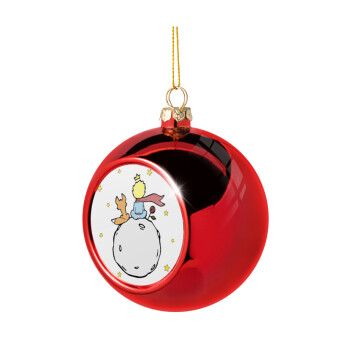 Little prince, Christmas tree ball Red 8cm