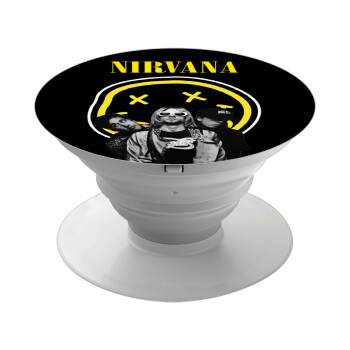 Nirvana, Phone Holders Stand  White Hand-held Mobile Phone Holder