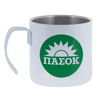 PASOK Green/White, Mug Stainless steel double wall 400ml