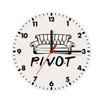 Friends Pivot, Wooden wall clock (20cm)