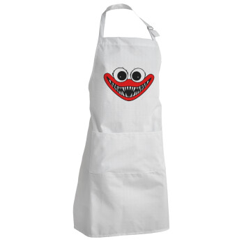 Huggy wuggy, Adult Chef Apron (with sliders and 2 pockets)