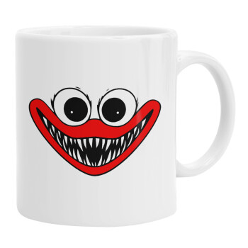 Huggy wuggy, Ceramic coffee mug, 330ml (1pcs)