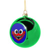 Green Christmas tree ornament ball 8cm