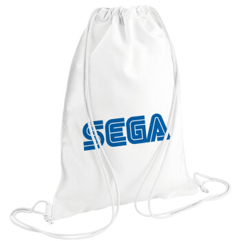 SEGA, Backpack pouch GYMBAG white (28x40cm)