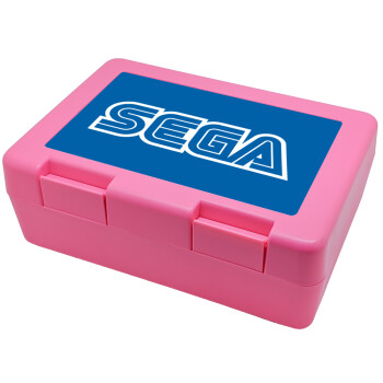 SEGA, Παιδικό δοχείο κολατσιού ΡΟΖ 185x128x65mm (BPA free πλαστικό)
