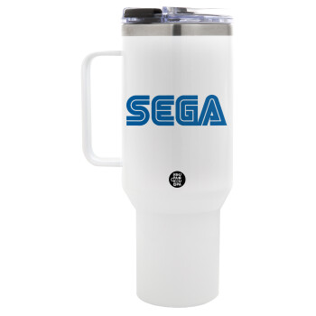 SEGA, Mega Tumbler με καπάκι, διπλού τοιχώματος (θερμό) 1,2L