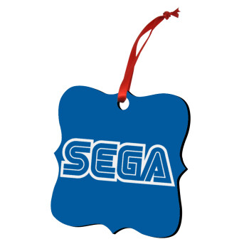 SEGA, Christmas ornament polygon wooden 7.5cm