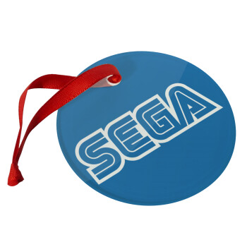 SEGA, Christmas ornament glass 9cm