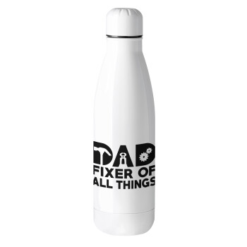 DAD, fixer of all thinks, Metal mug thermos (Stainless steel), 500ml