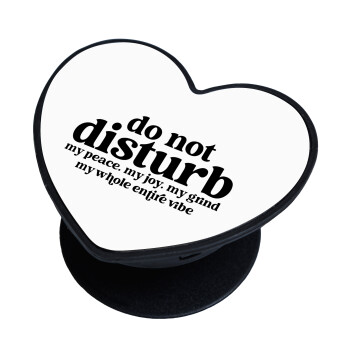 Do not disturb, Phone Holders Stand  καρδιά Μαύρο Βάση Στήριξης Κινητού στο Χέρι