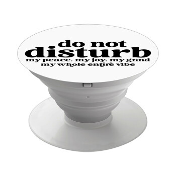 Do not disturb, Phone Holders Stand  White Hand-held Mobile Phone Holder