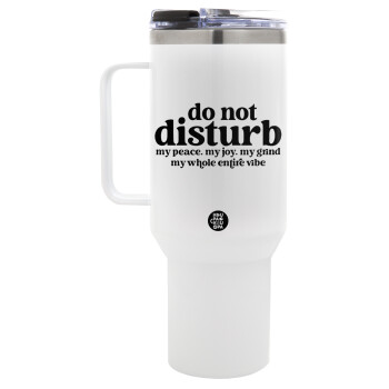 Do not disturb, Mega Tumbler με καπάκι, διπλού τοιχώματος (θερμό) 1,2L