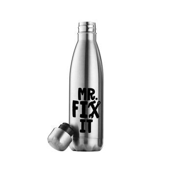 Mr fix it, Μεταλλικό παγούρι θερμός Inox (Stainless steel), διπλού τοιχώματος, 500ml