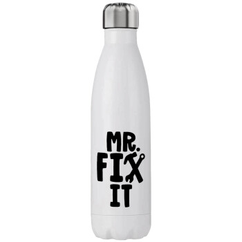 Mr fix it, Μεταλλικό παγούρι θερμός (Stainless steel), διπλού τοιχώματος, 750ml