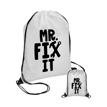 Mr fix it, Pouch bag with black cords (1 piece)