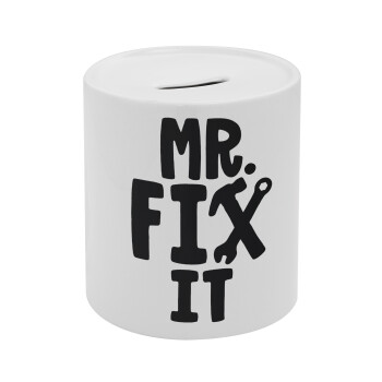 Mr fix it, Κουμπαράς πορσελάνης με τάπα