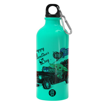 Yoda, happy valentines day (xoxo), Water bottle 600ml