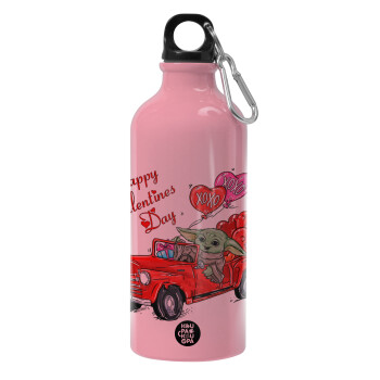 Yoda, happy valentines day (xoxo), Water bottle 600ml