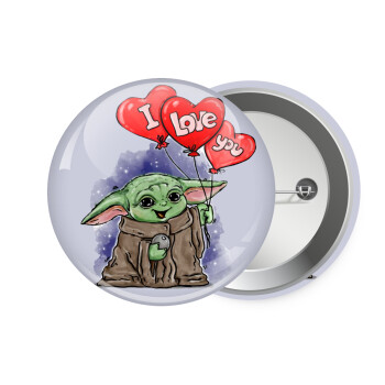 Yoda, i love you, Κονκάρδα παραμάνα 7.5cm