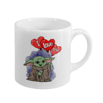 Yoda, i love you, Κουπάκι κεραμικό, για espresso 150ml
