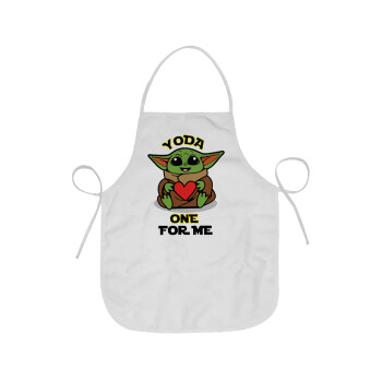 Yoda, one for me , Chef Apron Short Full Length Adult (63x75cm)