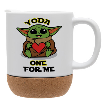 Yoda, one for me , Ceramic coffee mug Cork (MAT), 330ml (1pcs)