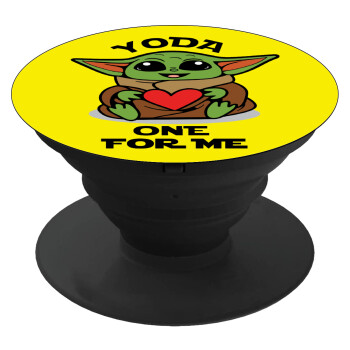 Yoda, one for me , Phone Holders Stand  Black Hand-held Mobile Phone Holder