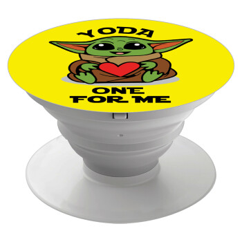 Yoda, one for me , Phone Holders Stand  White Hand-held Mobile Phone Holder