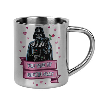 Darth Vader, you take my breath away, Mug Stainless steel double wall 300ml
