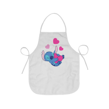 Lilo & Stitch hugs and hearts, Chef Apron Short Full Length Adult (63x75cm)