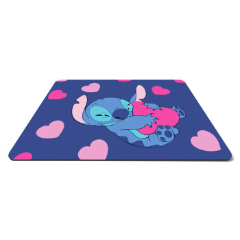 Lilo & Stitch hugs and hearts, Mousepad ορθογώνιο 27x19cm