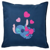 Sofa cushion Blue 50x50cm includes filling