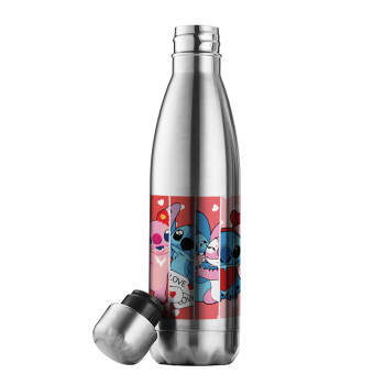 Lilo & Stitch Love, Inox (Stainless steel) double-walled metal mug, 500ml