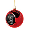 Christmas tree ball Red 8cm