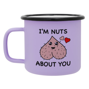 I'm Nuts About You, Κούπα Μεταλλική εμαγιέ ΜΑΤ Light Pastel Purple 360ml