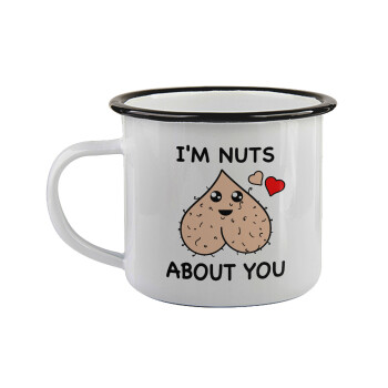 I'm Nuts About You, Κούπα εμαγιέ με μαύρο χείλος 360ml