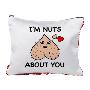 I'm Nuts About You, Τσαντάκι νεσεσέρ με πούλιες (Sequin) Κόκκινο