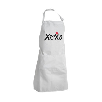 xoxo, Adult Chef Apron (with sliders and 2 pockets)