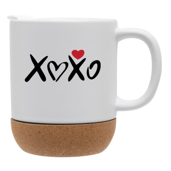 xoxo, Ceramic coffee mug Cork (MAT), 330ml (1pcs)