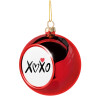 Christmas tree ball Red 8cm