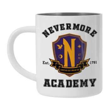 Wednesday Nevermore Academy University, Mug Stainless steel double wall 450ml