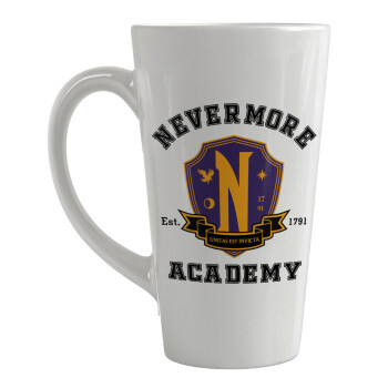 Wednesday Nevermore Academy University, Κούπα κωνική Latte Μεγάλη, κεραμική, 450ml