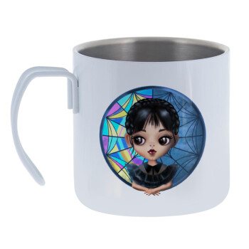 Wednesday big eyes, Mug Stainless steel double wall 400ml